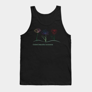 Collect Beautiful Moments with Flowers Tank Top